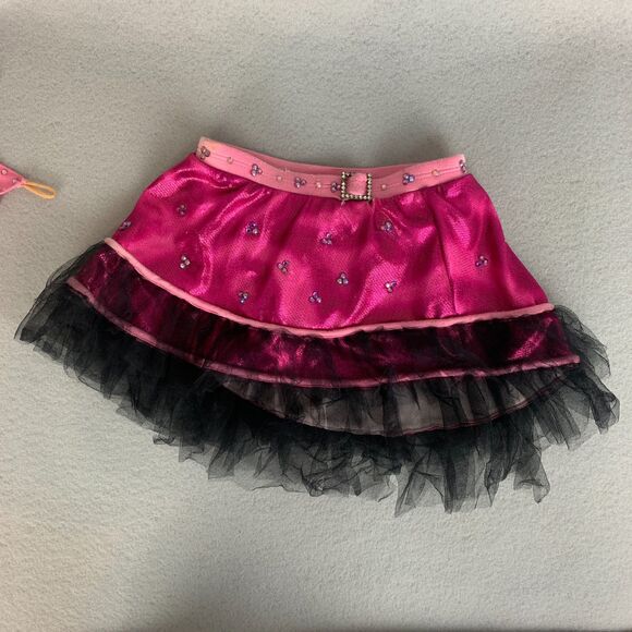 Mara Dancewear Child Small Pink Performance Skirt Set Sequin Dance Costume - Picture 5 of 11